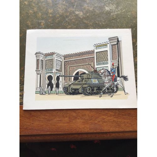 Carte De VUx Du Lieutenant Colonel Huot Du 12ème Regiment De Chasseurs D Afrique