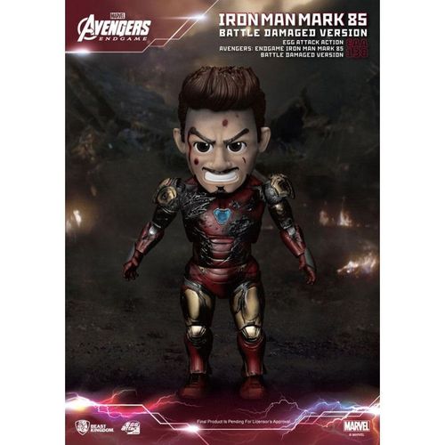 Avengers Endgame Egg Attack Figurine Iron Man Mark 85 Battle Damaged Version 16 Cm -  Beast Kingdom Toys Bkdeaa-138