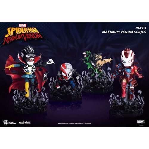 Marvel Maximum Venom Collection Figurines Mini Egg Attack Bundle Set 8 - 14 Cm -  Beast Kingdom Toys Bkdmea-018
