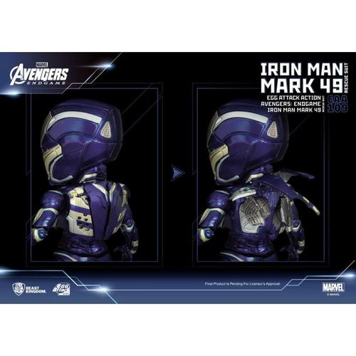 Avengers Endgame Egg Attack Figurine Iron Man Mark 49 Rescue Suit 21 Cm -  Beast Kingdom Toys Bkdeaa-109