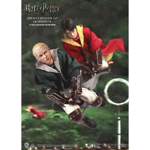 Harry Potter Pack 2 Figurines 1/6 Harry Potter & Draco Malfoy 2.0 Quidditch Ver. 26 Cm -  Star Ace Toys Stac0017a