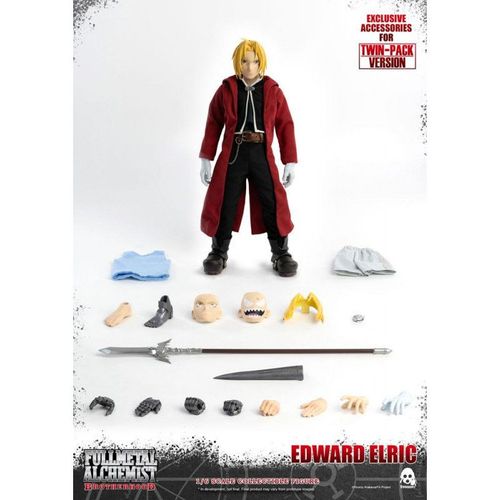 Fullmetal Alchemist : Brotherhood Pack 2 Figurines 1/6 Edward & Alphonse Elric 25 - 37 Cm - Threezero 3z0096tp