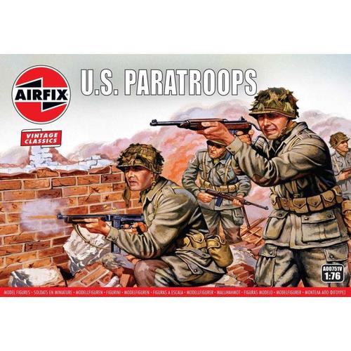 Us Paratroops (Wwii) Vintage Classic Series ' - Airfix Ax00751v