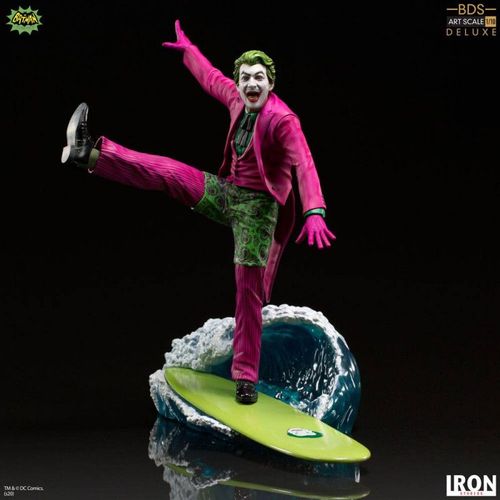 Batman 1966 Statuette Deluxe Bds Art Scale 1/10 The Joker 23 Cm - Iron Studios Is13410
