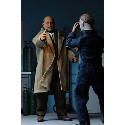 Halloween 2: Le Masque Pack 2 Figurines Retro Doctor Loomis & Laurie Strode 20 Cm - Neca Neca60646