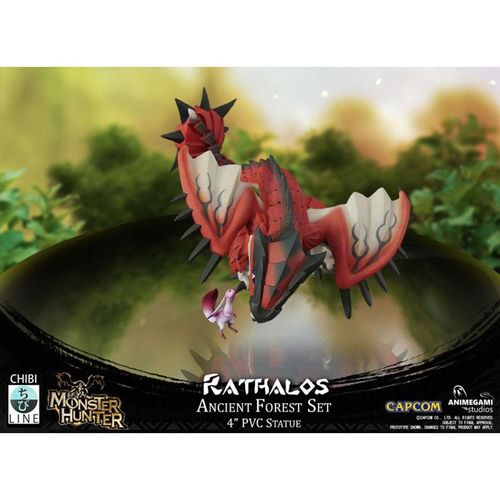 Monster Hunter Statuette Pvc Rathalos 10 Cm - Animegami Studios Anst12117