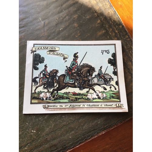Carte De VUx Des Officiers Du 1er Régiment De Chasseurs À Cheval