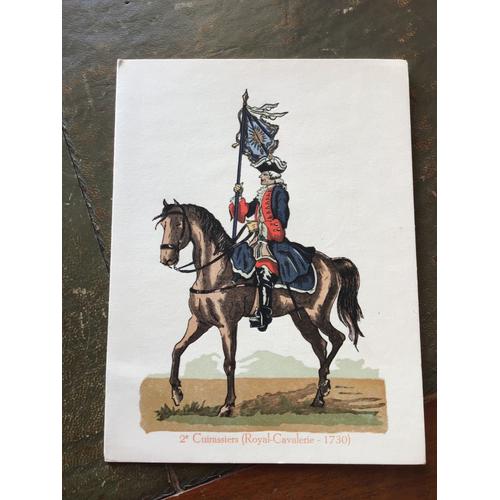 Carte De VUx Des Officiers Du 2e Régiment De Cuirassiers (Royal Cavalerie)