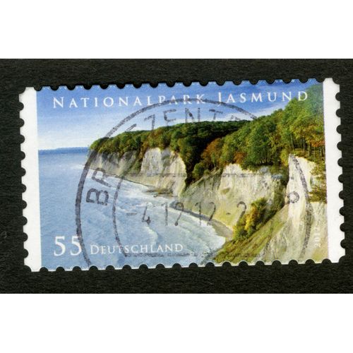 Timbre Oblitéré Deutschland, Nationalpark Jasmund, 2012, 55