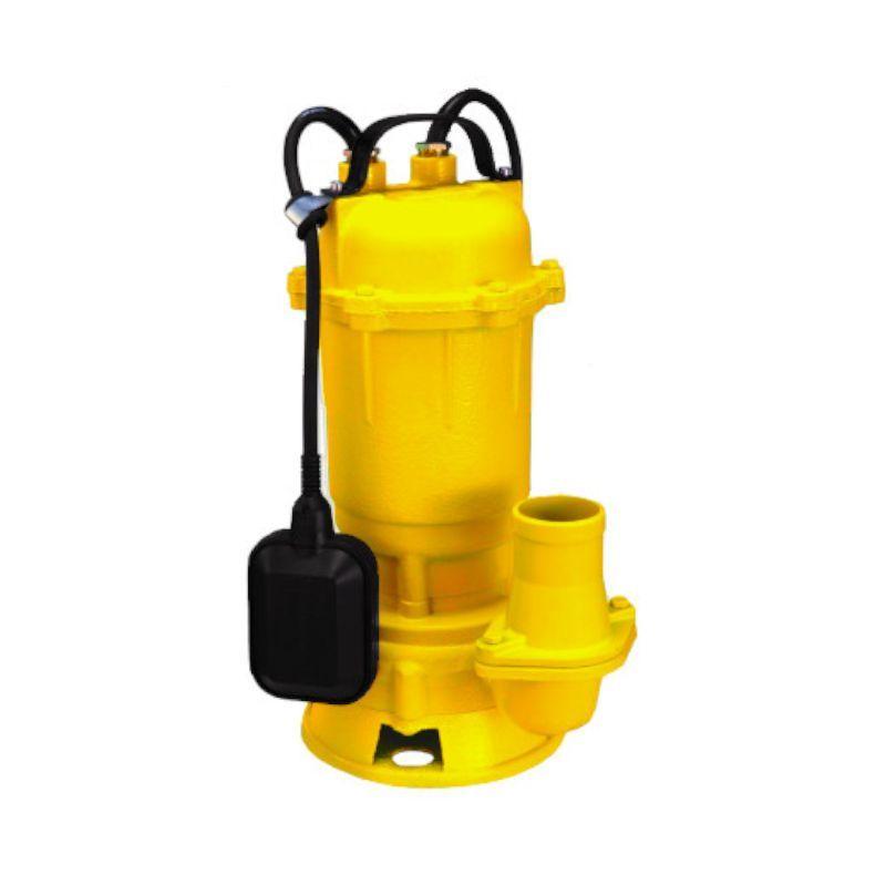 DCRAFT - Pompe eaux chargées avec broyeur - Puissance 3100W - Débit 25000  l/h - Pompe de relevage eaux usées fosse septique - Jaune