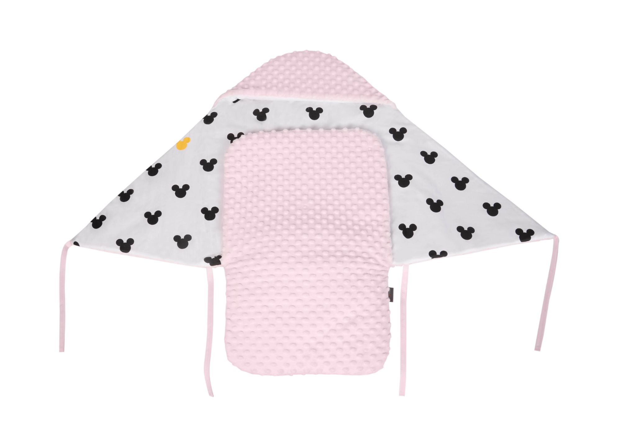 Fizi Nid D Ange Pour Bebe Enfant Siege Auto Nacelle Poussette 80x40 Cm Couverture Enveloppante Nomade Chanceliere Rose Rakuten