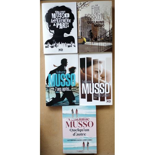 Lot 5 Livres Guillaume Musso - Xo Editions & Calmann Lévy