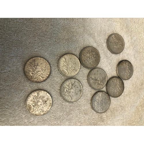 Pièces De 5 Franc Argent 1960.61.62.63 -