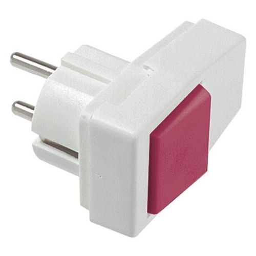 Bachmann Connecteur 2p T Blanc Avec Interrupteur Lumineux