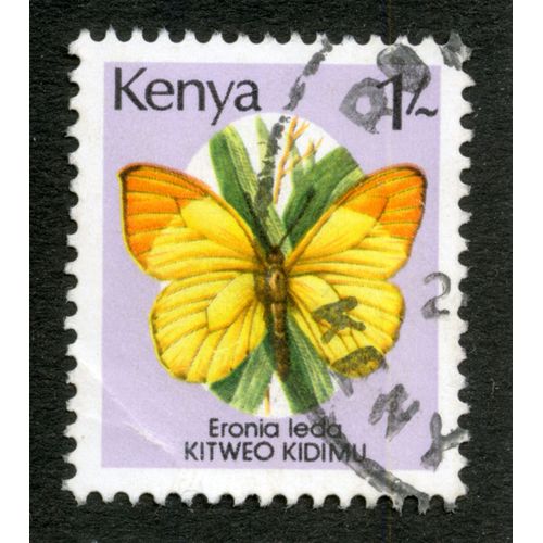 Timbre Oblitéré Kenya, Eronia Leda, Kitweo Kidimu, 1