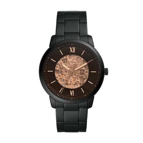 Montre Homme Fossil En Acier Inoxydable Noir