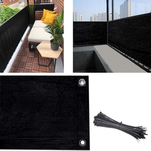 Écran De Confidentialité Pour Balcon, Écran De Confidentialité, Réduction De La Visibilité Uv, Écran De Clôture Pour Balcon, Appartement, Cour, Patio, Porche, Jardin