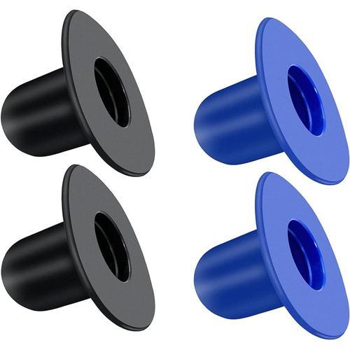 4 Pcs Bleu?Noir Bouchons de Piscine Bouchon Vidange de Piscine Pièces de Rechange en Plastique Bouchon de Trou de Crépine de Pompe de Filtre Bouchon de Piscine Hors Sol