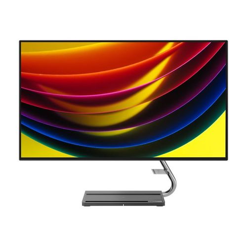 Lenovo Qreator 27 - Écran LED - 27" - 3840 x 2160 4K - IPS - 400 cd/m² - 1300:1 - DisplayHDR 400 - 4 ms - 2xHDMI, DisplayPort, USB-C - haut-parleurs - gris de fer