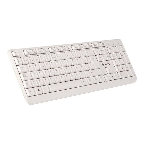 NGS SPIKE - Clavier - USB - QWERTY - blanc
