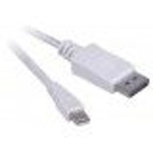 exertis Connect - Câble DisplayPort - Mini DisplayPort (M) pour DisplayPort (M) - DisplayPort 1.2 - 1 m - blanc