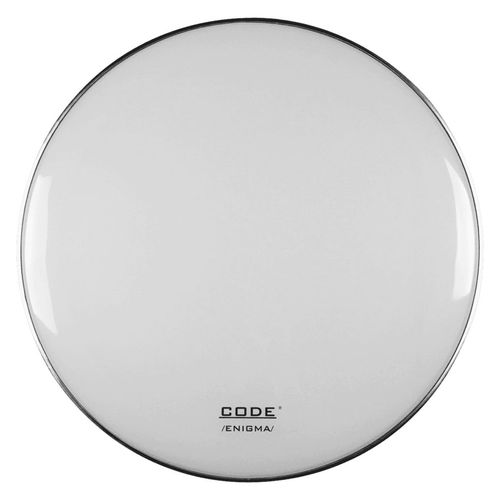 Code Drumheads Ewhr22 - Peau De Résonance Enigma Grosse Caisse - 22" White