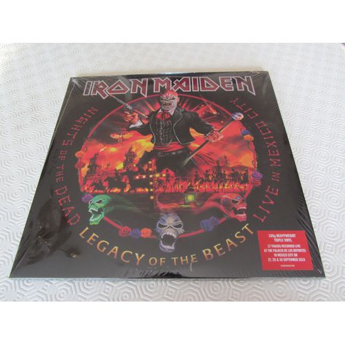 Nights Of The Dead Legacy Of The Beast (Live In Mexico City 2019) Triple Vinyles: Aces High - 2 Minutes To Midnight - The Clansman - The Trooper - The Wicker Man - Run To The Hills - Etc...