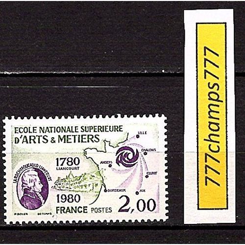 200 Ème Anniversaire De L' E N S D' Arts Et Métiers. 1980. Y & T 2087