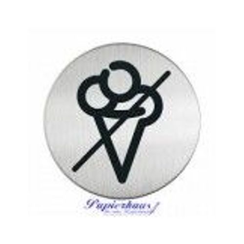 Durable Pictogramm «Glace Manger Interdite», Diamètre : 83 Mm