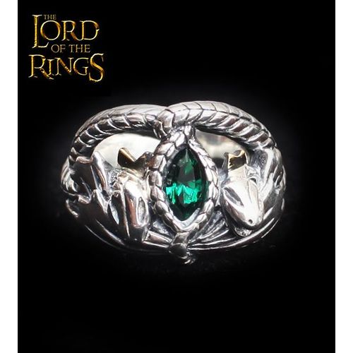 Le Seigneur des Anneaux Bijou Aragorn Anneau Barahir Bague Argent Massif NN9687