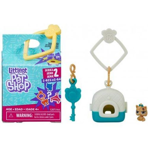 Littlest Pet Shop Collection Surprise Serie 2 : Chat Persan 2-B43 + Habitat + Accessoire - Figurines Petshops - Jouet Fille