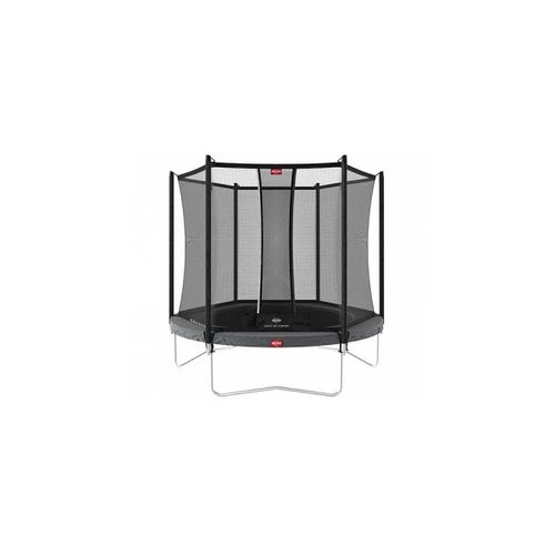 Trampoline Favorit Regular D'extérieur 380 Gris Avec Filet De Sécurité Comfort