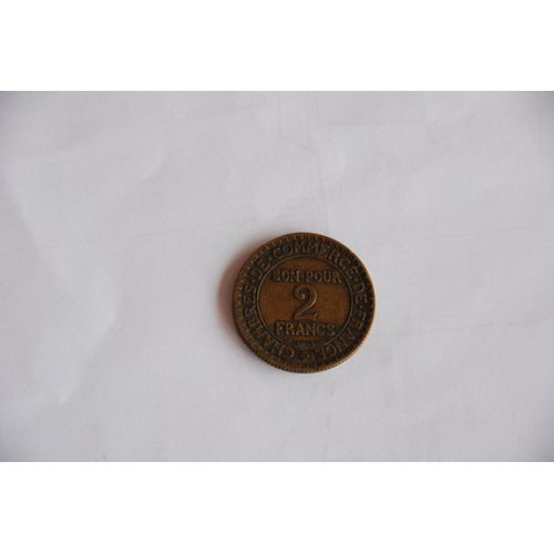 Pièce De 2 Francs De 1922