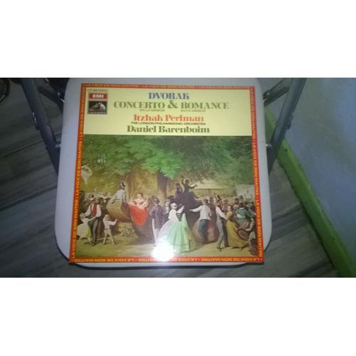 Vinyle Dvorak The London Philharmonic Orchestra Itzhak Perlman Daniel Barenboim Concerto & Romance 1975
