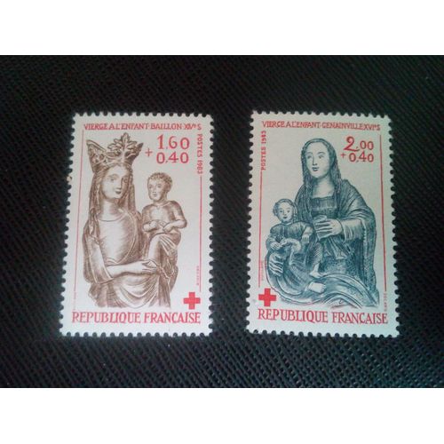 Timbre France Yt 2295 - 2296 Séries: Croix Rouge 1983 ( 060105 )