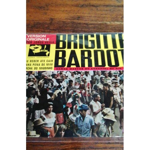 45 Tours Samba Marcha, Carnaval De Rio 1961,Brigitte Bardot Marcha