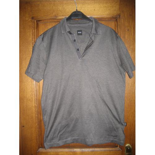 Polo Manches Courtes Hugo Boss Gris