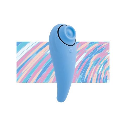 Femmegasm Vibrateur Bleu Pulsations Tap & Tickle Usb Bleu