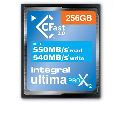 Integral UltimaPro X2 - Carte mémoire flash - 256 Go - 3000x/3666x - CFast 2.0