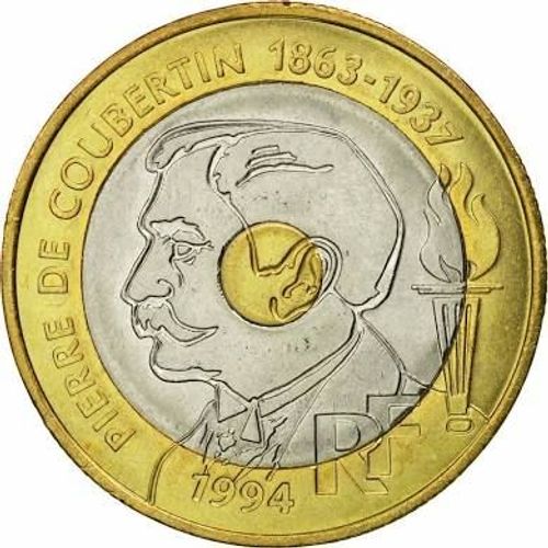 Pièce De 20 Francs - Pierre De Coubertin 1994