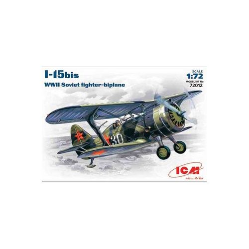 Polikarpov I-15bis Avec Roues. Marquages Russes - Icm Icm72012-Icm-Icm