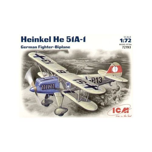 Heinkel He 51a-1 - Icm Icm72193-Icm-Icm