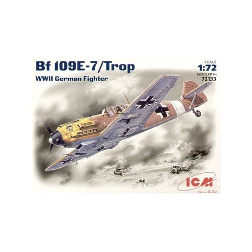 Messerschmitt Bf 109e-7/Tropical - Icm Icm72133-Icm-Icm