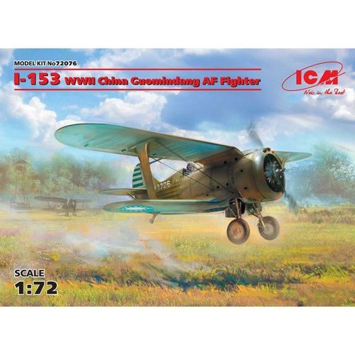 Polikarpov I-153, Combattant De La Guomindang Af De La Seconde Guerre Mondiale En Chine - Icm Icm72076-Icm-Icm