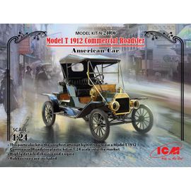 Model T 1912 Commercial Roadster, American Car - Maquette De Voiture Icm Icm24016-Icm