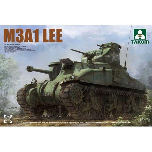 M3a1 Lee Us Medium Tank - Takom Tak02114-Takom