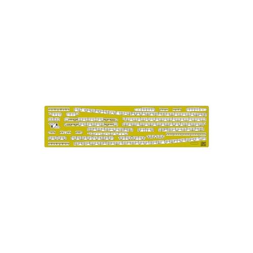 Photodecoupe Basic A Yahagi - Maquette De Bateau Hasegawa 72137-Hasegawa