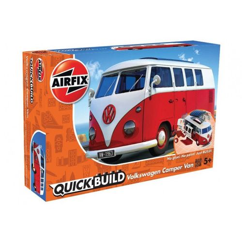 Quickbuild Vw Camper Van - Rouge - Maquette De Camion Airfix J6017-Airfix