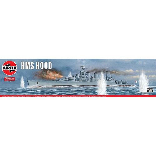 Hms Hood 'série Vintage Classic' - Maquette De Bateau Airfix Ax04202v-Airfix