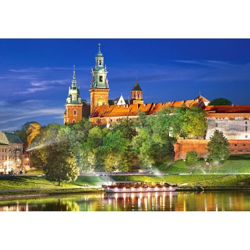 Wawel Castle Par Nuit, Pologne, Puzzle 1000 -  Castorland C-103027-2